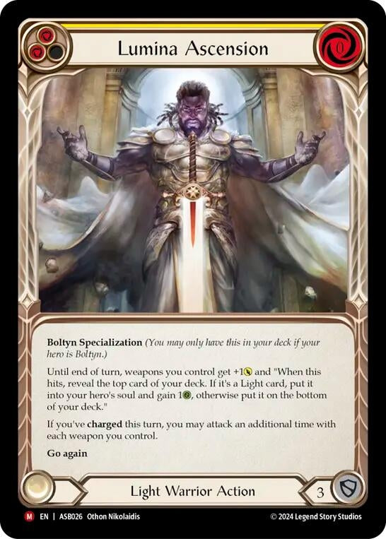 Image for Lumina Ascension (Armory Deck: Boltyn) (ASB026) - Flesh and Blood TCG