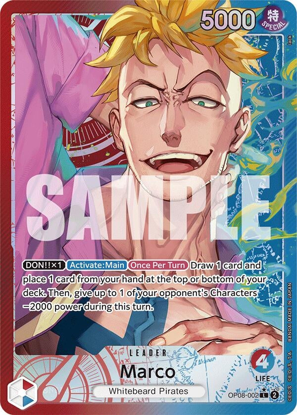 Image for Marco (Parallel) (Two Legends) (OP08-002) - One Piece Card Game
