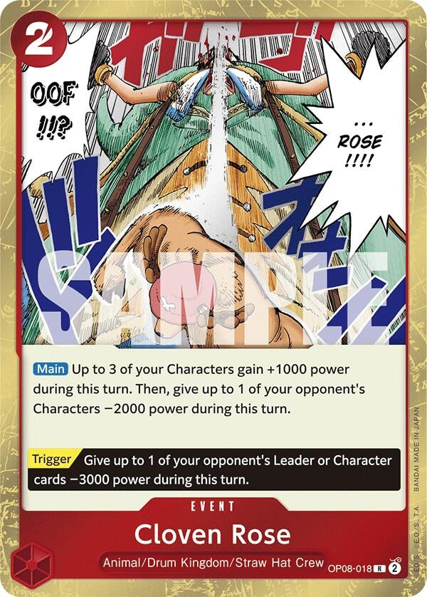 Image for Cloven Rose (Two Legends) (OP08-018) - One Piece Card Game