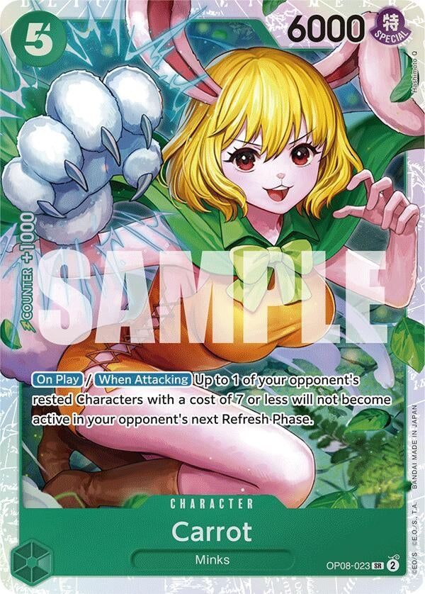 Image for Carrot (023) (Two Legends) (OP08-023) - One Piece Card Game