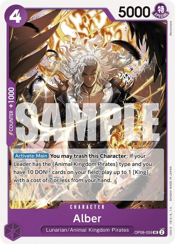 Image for Alber (Two Legends) (OP08-059) - One Piece Card Game