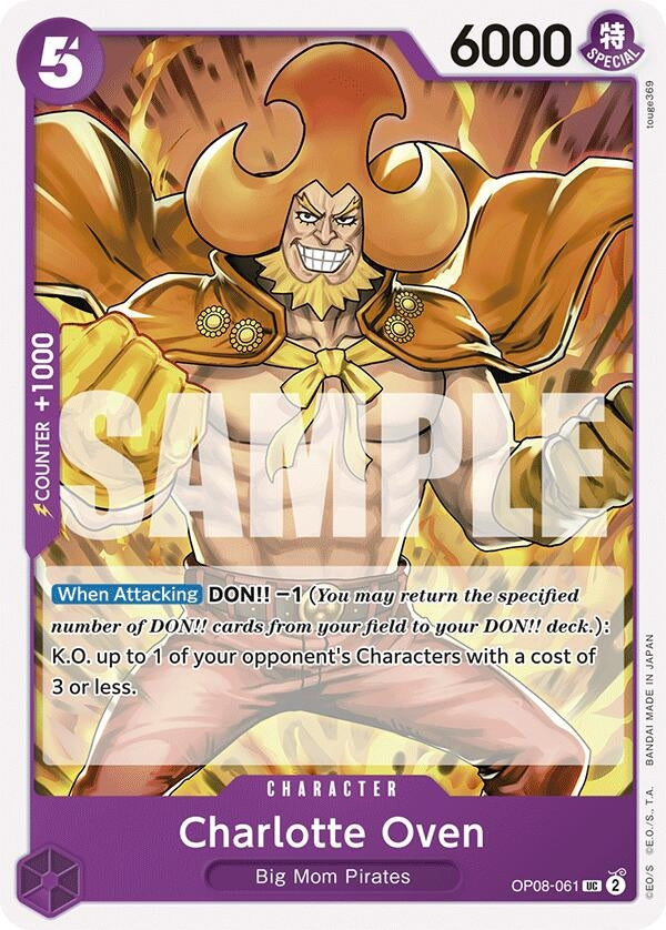 Image for Charlotte Oven (Two Legends) (OP08-061) - One Piece Card Game