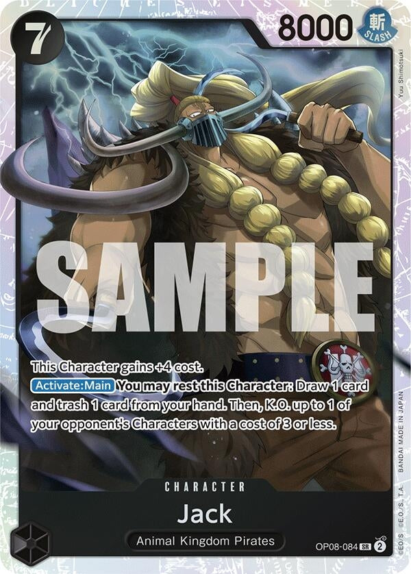 Image for Jack (Two Legends) (OP08-084) - One Piece Card Game