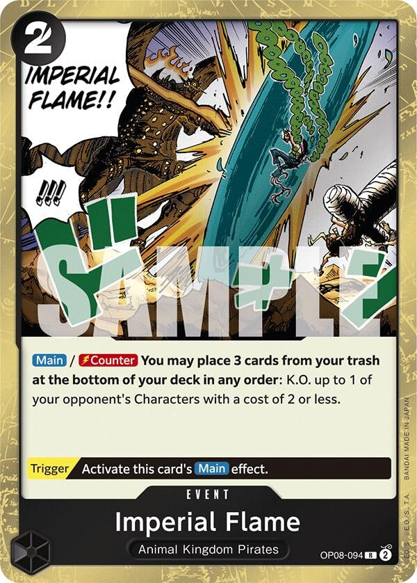 Image for Imperial Flame (Two Legends) (OP08-094) - One Piece Card Game