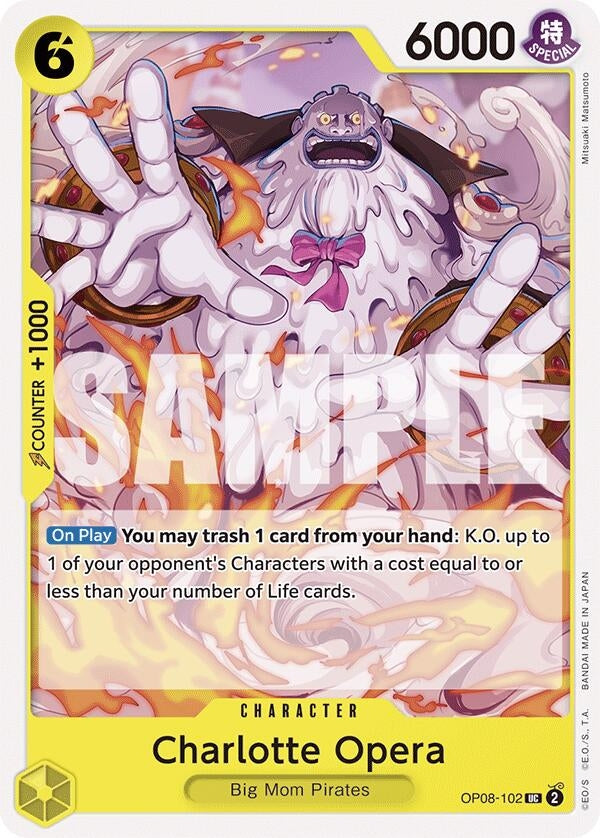 Image for Charlotte Opera (Two Legends) (OP08-102) - One Piece Card Game