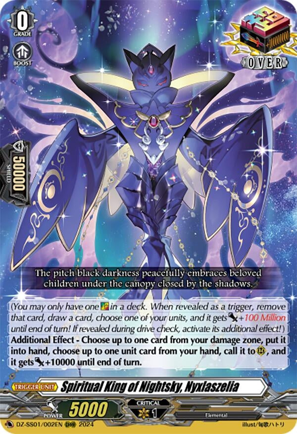 Image for Spiritual King of Nightsky, Nyxlaszelia (DZ-SS01: Festival Booster 2024) (DZ-SS01/002EN) - Cardfight Vanguard