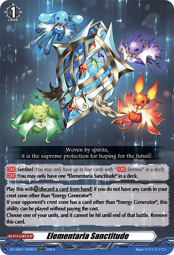 Image for Elementaria Sanctitude (DZ-SS01: Festival Booster 2024) (DZ-SS01/004EN) - Cardfight Vanguard
