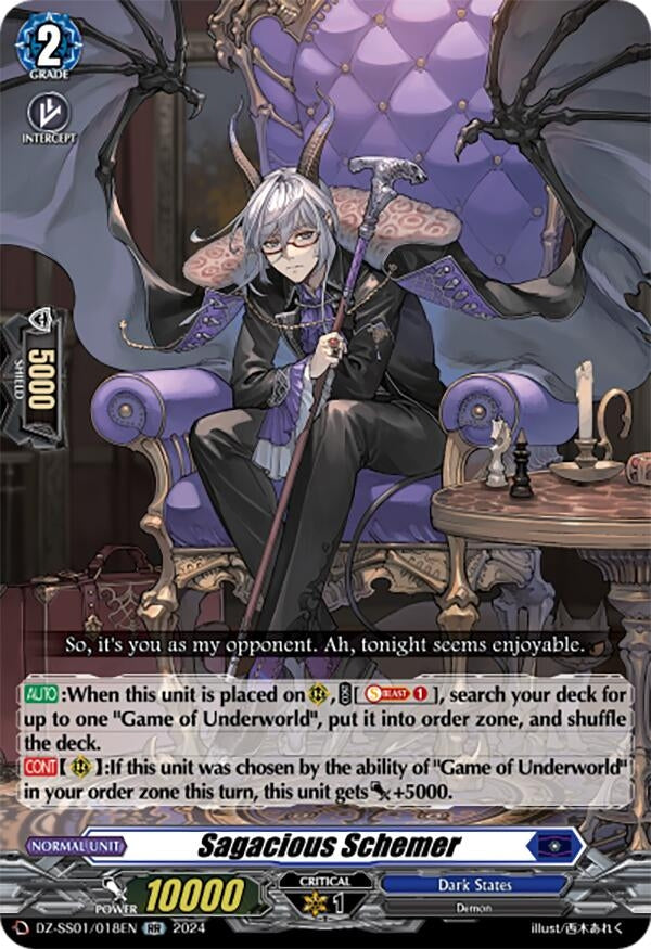 Image for Sagacious Schemer (DZ-SS01: Festival Booster 2024) (DZ-SS01/018EN) - Cardfight Vanguard
