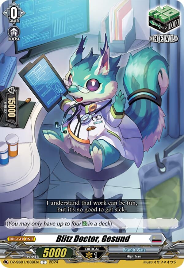 Image for Blitz Doctor, Gesund (DZ-SS01: Festival Booster 2024) (DZ-SS01/039EN) - Cardfight Vanguard