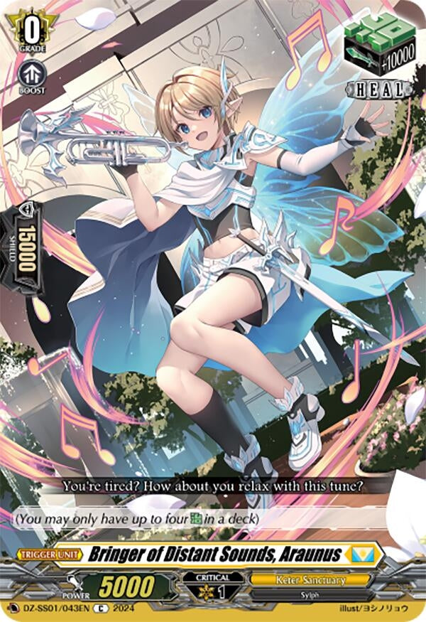 Image for Bringer of Distant Sounds, Araunus (DZ-SS01: Festival Booster 2024) (DZ-SS01/043EN) - Cardfight Vanguard
