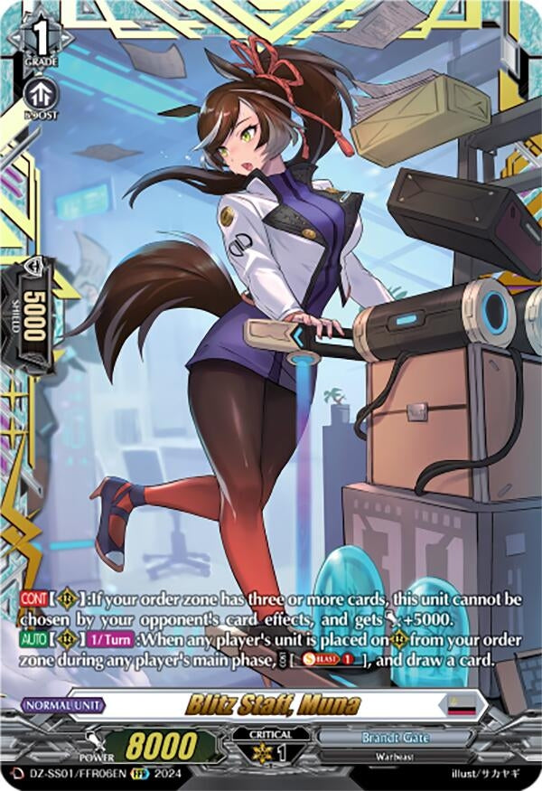Image for Blitz Staff, Muna (FFR) (DZ-SS01: Festival Booster 2024) (DZ-SS01/FFR06EN) - Cardfight Vanguard