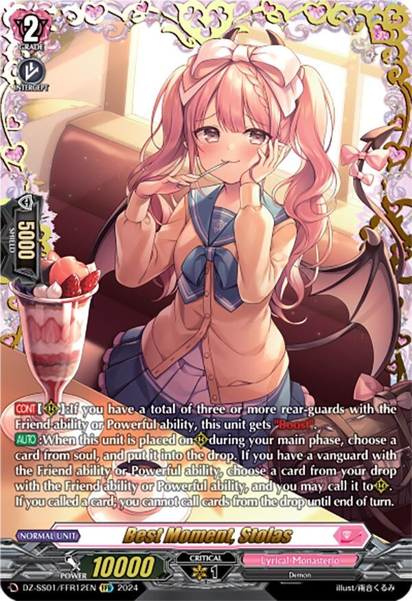 Image for Best Moment, Stolas (FFR) (DZ-SS01: Festival Booster 2024) (DZ-SS01/FFR12EN) - Cardfight Vanguard