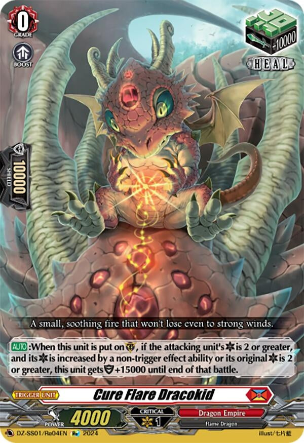 Image for Cure Flare Dracokid (DZ-SS01: Festival Booster 2024) (DZ-SS01/Re04EN) - Cardfight Vanguard