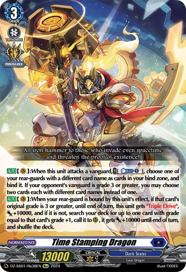 Image for Time Stamping Dragon (DZ-SS01: Festival Booster 2024) (DZ-SS01/Re38EN) - Cardfight Vanguard