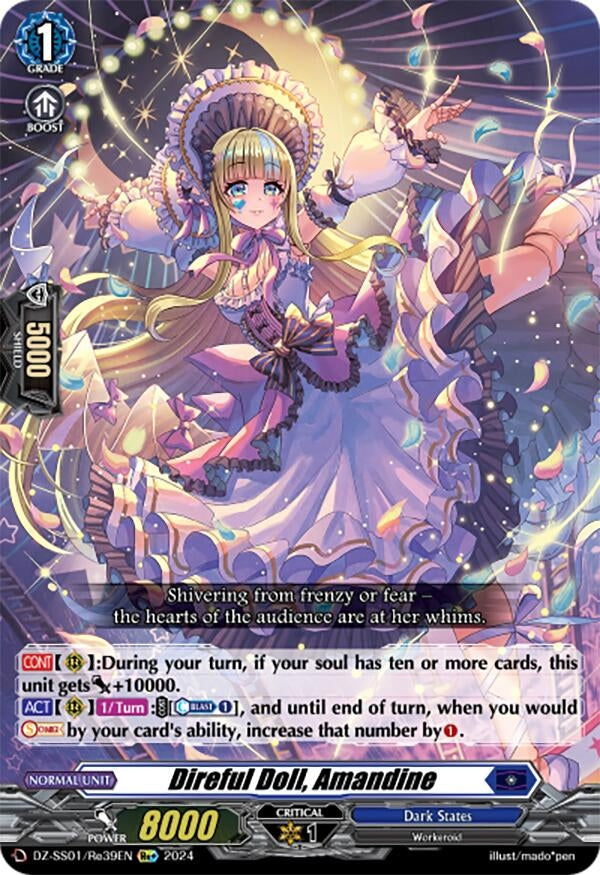 Image for Direful Doll, Amandine (DZ-SS01: Festival Booster 2024) (DZ-SS01/Re39EN) - Cardfight Vanguard