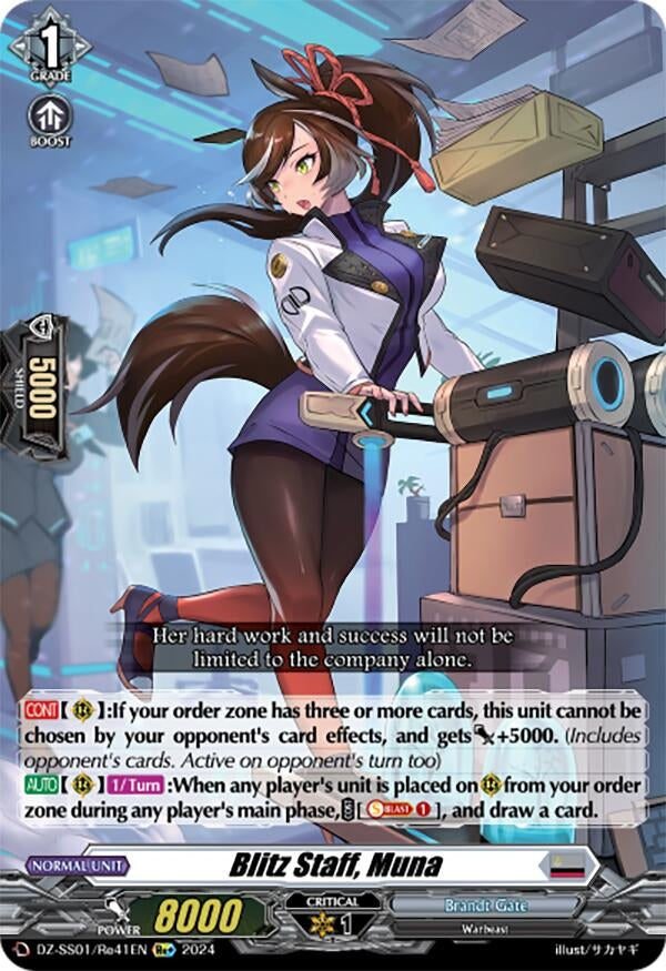Image for Blitz Staff, Muna (DZ-SS01: Festival Booster 2024) (DZ-SS01/Re41EN) - Cardfight Vanguard