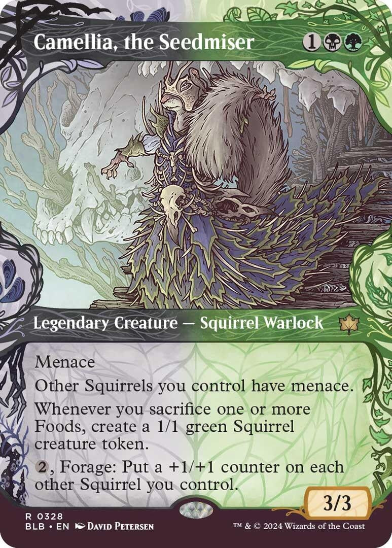 Image for Camellia, the Seedmiser (Showcase) (Bloomburrow) (328) - Magic: The Gathering