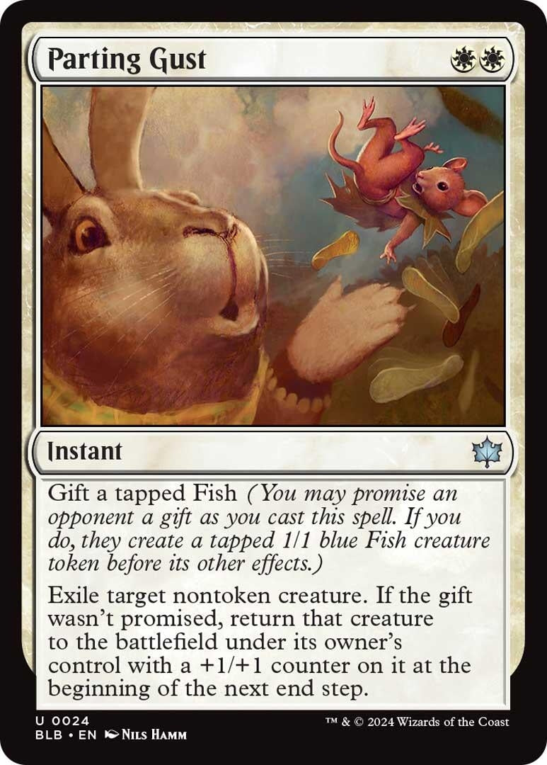 Image for Parting Gust (Bloomburrow) (24) - Magic: The Gathering