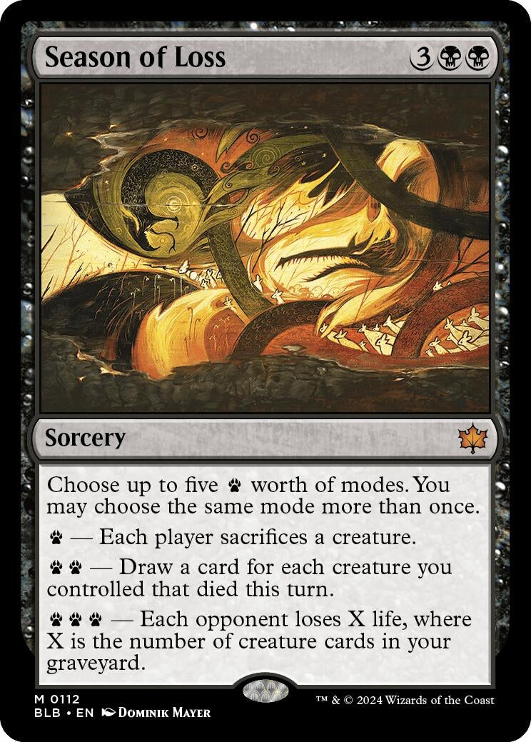 Image for Season of Loss (Bloomburrow) (112) - Magic: The Gathering