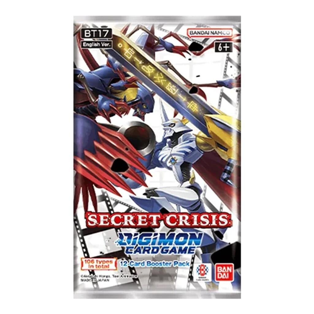 Image for Secret Crisis Booster Pack - Digimon Card Game
