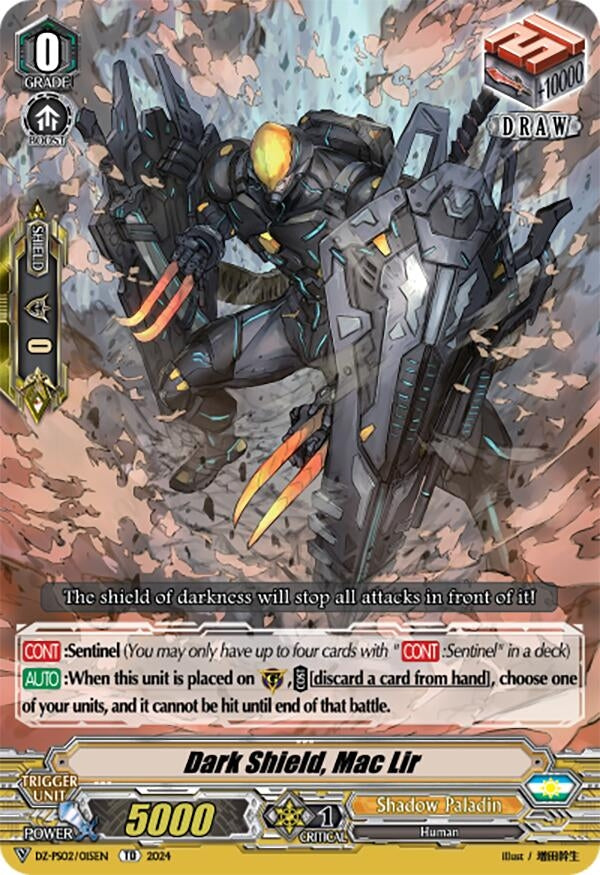 Image for Dark Shield, Mac Lir (DZ-PS02: Premium Deckset “Revenger”) (DZ-PS02/015EN) - Cardfight Vanguard