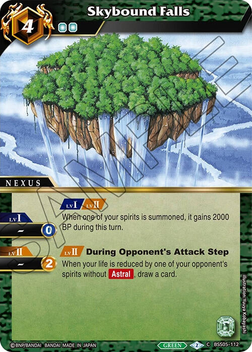 Image for Skybound Falls (Strangers in the Sky) (BSS05-112) - Battle Spirits Saga