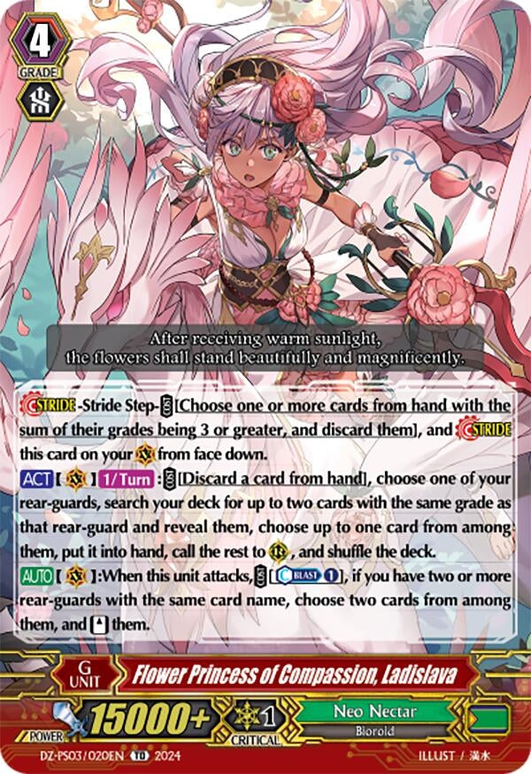 Image for Flower Princess of Compassion, Ladislava (DZ-PS03: Premium Deckset “Musketeer”) (DZ-PS03/020EN) - Cardfight Vanguard