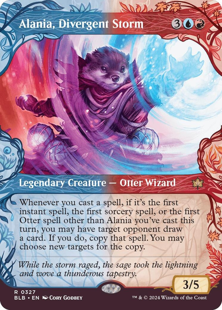 Image for Alania, Divergent Storm (Showcase) (Bloomburrow) (327) - Magic: The Gathering