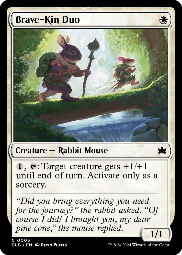 Image for Brave-Kin Duo (Bloomburrow) (3) - Magic: The Gathering