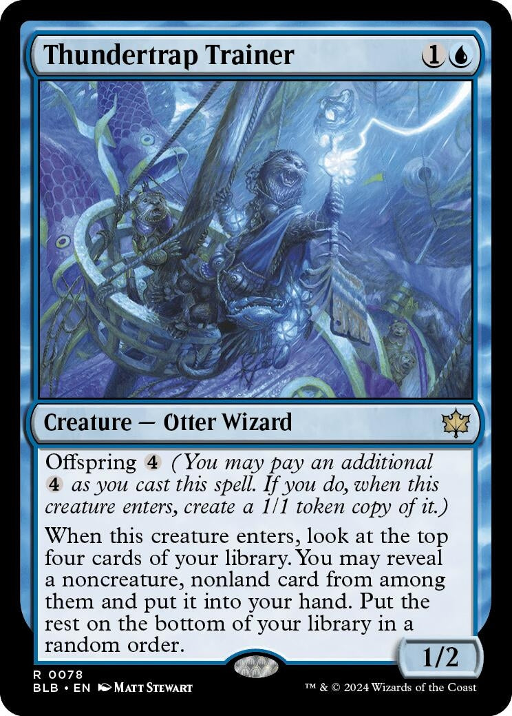 Image for Thundertrap Trainer (Bloomburrow) (78) - Magic: The Gathering