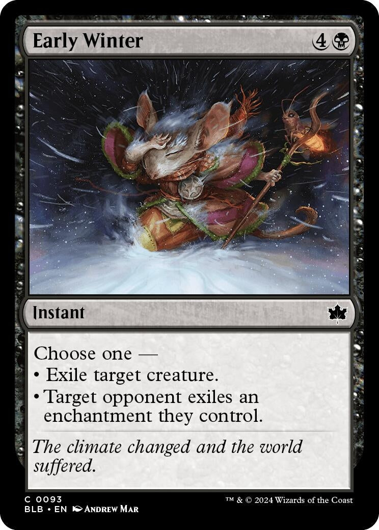 Image for Early Winter (Bloomburrow) (93) - Magic: The Gathering