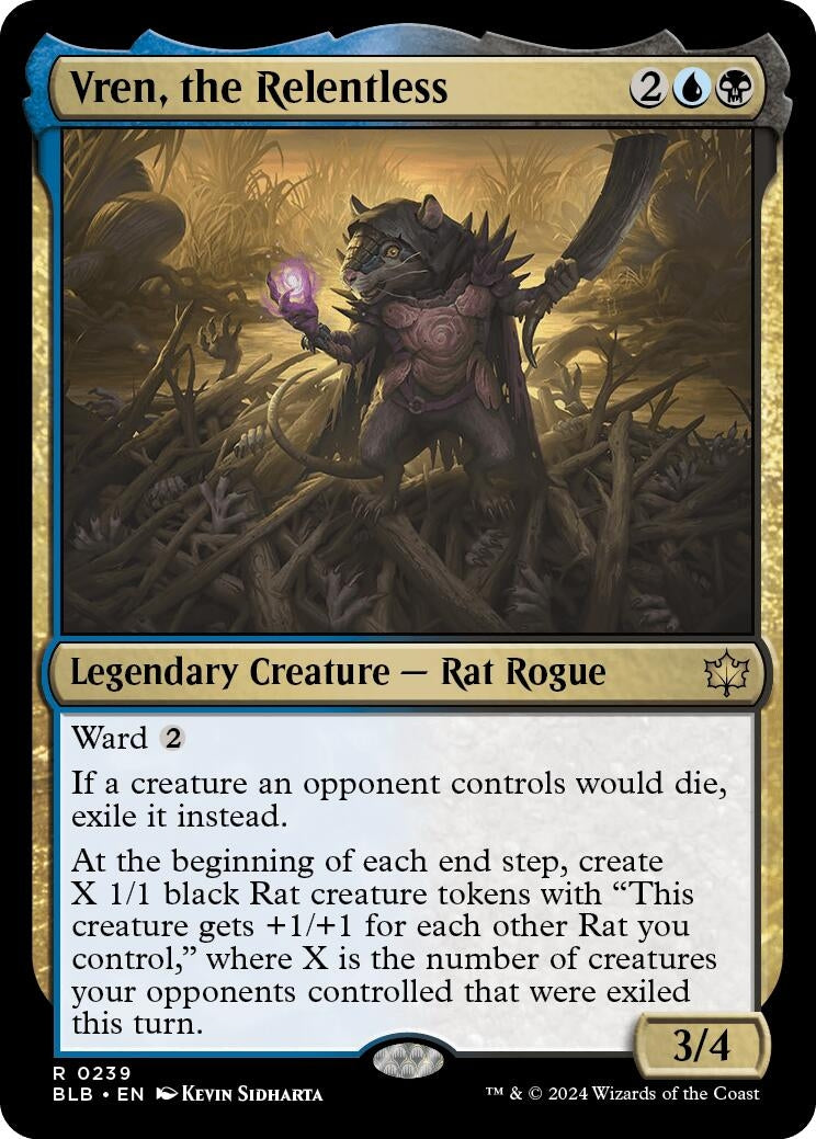Image for Vren, the Relentless (Bloomburrow) (239) - Magic: The Gathering