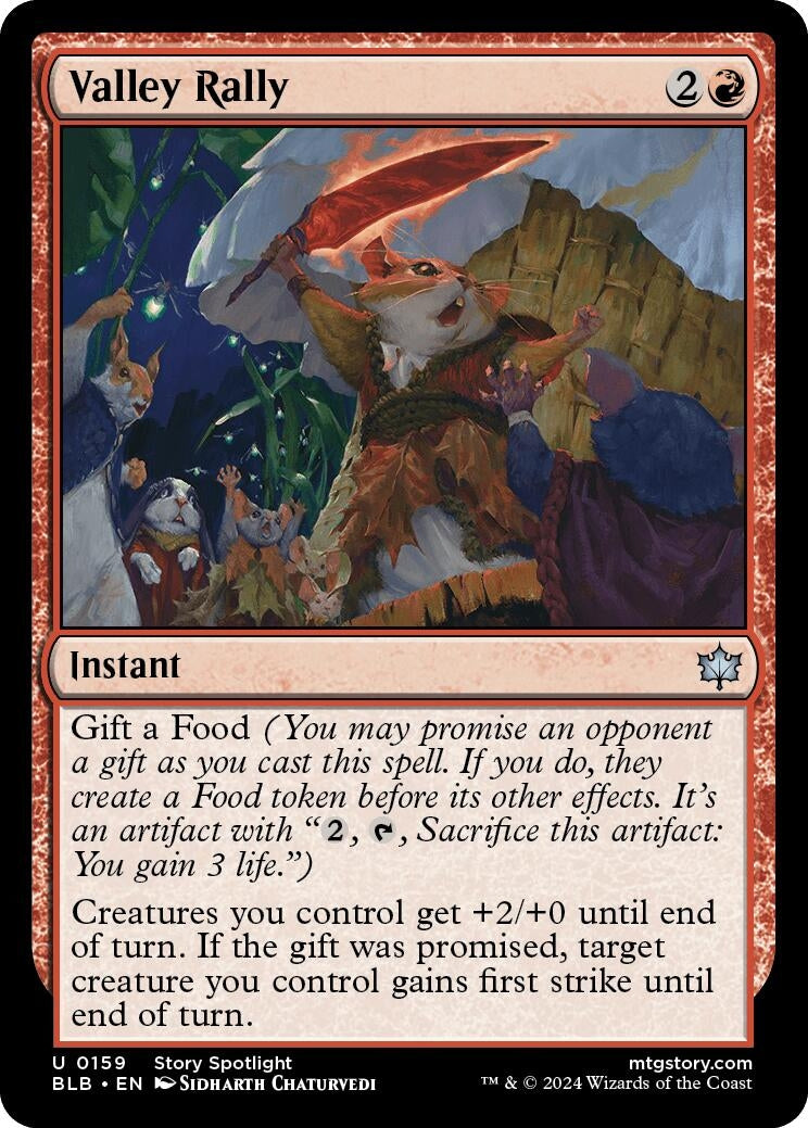 Image for Valley Rally (Bloomburrow) (159) - Magic: The Gathering
