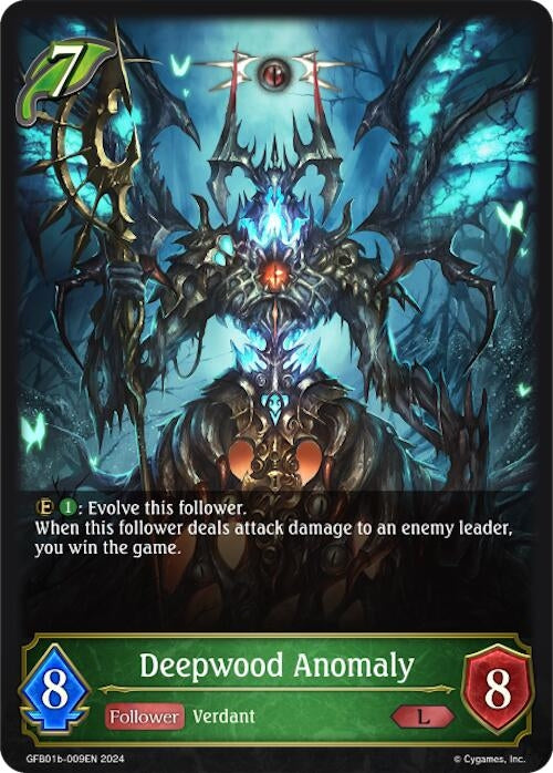 Image for Deepwood Anomaly (GFB01: Guide to Glory) (GFB01b-009EN) - Shadowverse: Evolve