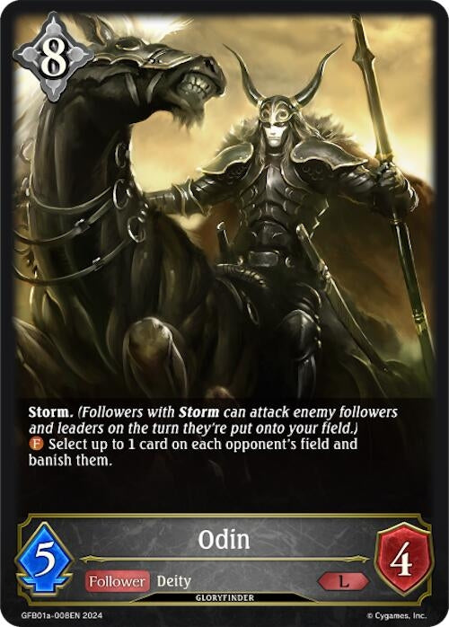 Image for Odin (GFB01a-008EN) (GFB01: Guide to Glory) (GFB01a-008EN) - Shadowverse: Evolve