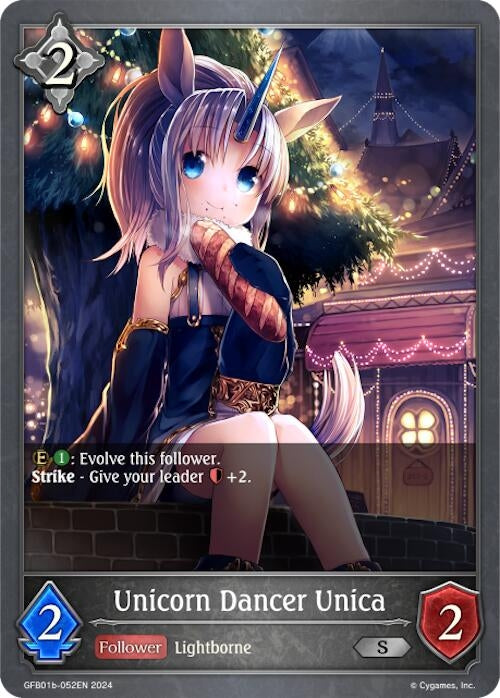 Image for Unicorn Dancer Unica (GFB01b-052EN) (GFB01: Guide to Glory) (GFB01b-052EN) - Shadowverse: Evolve