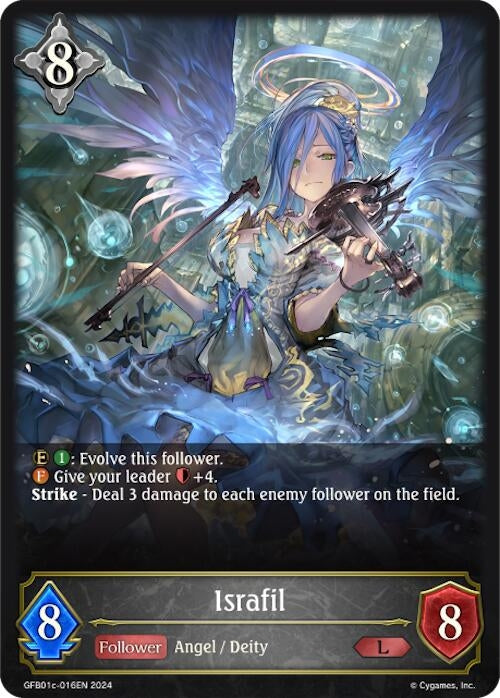 Image for Israfil (GFB01: Guide to Glory) (GFB01c-016EN) - Shadowverse: Evolve