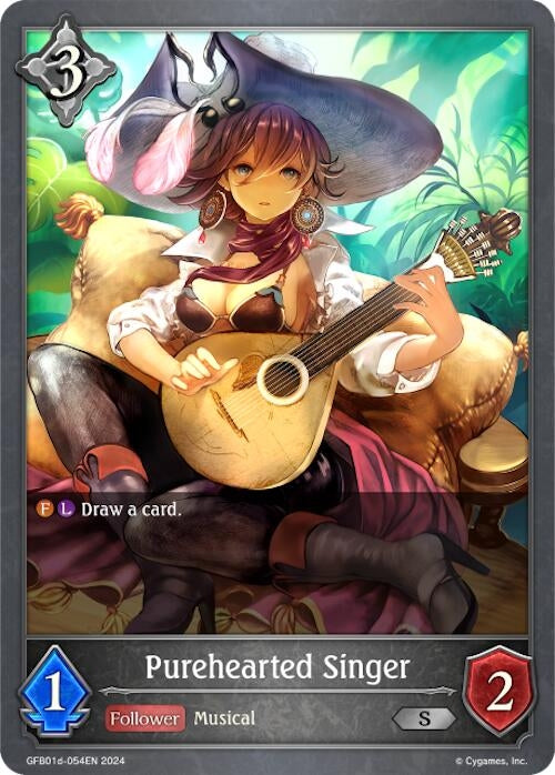 Image for Purehearted Singer (GFB01d-054EN) (GFB01: Guide to Glory) (GFB01d-054EN) - Shadowverse: Evolve
