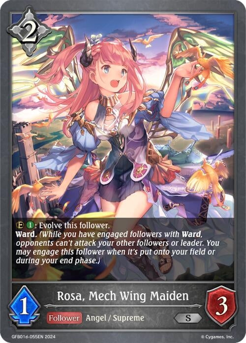 Image for Rosa, Mech Wing Maiden (GFB01d-055EN) (GFB01: Guide to Glory) (GFB01d-055EN) - Shadowverse: Evolve