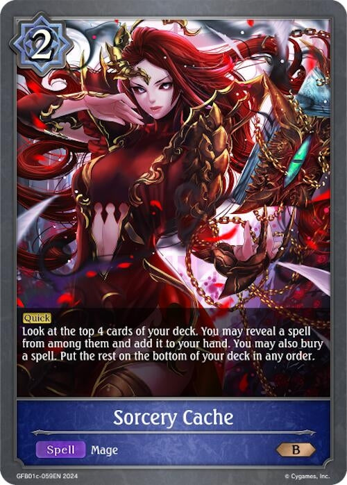 Image for Sorcery Cache (GFB01: Guide to Glory) (GFB01c-059EN) - Shadowverse: Evolve
