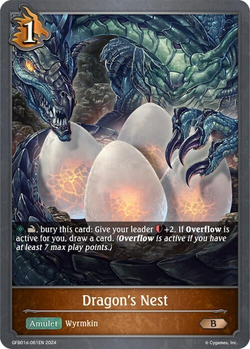 Image for Dragon's Nest (GFB01: Guide to Glory) (GFB01d-061EN) - Shadowverse: Evolve