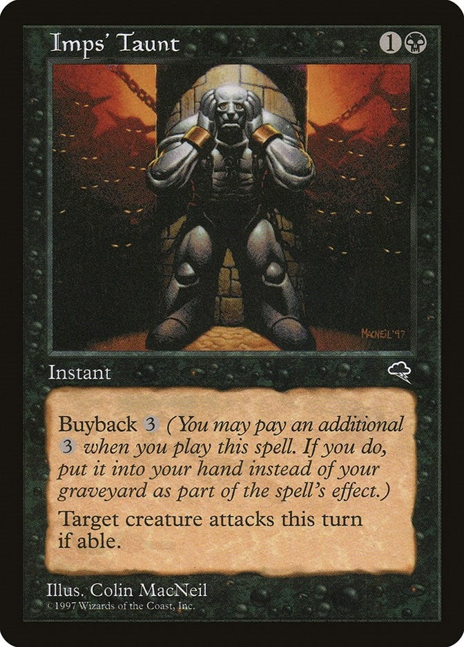 Image for Imps' Taunt (Tempest) (138) - Magic: The Gathering