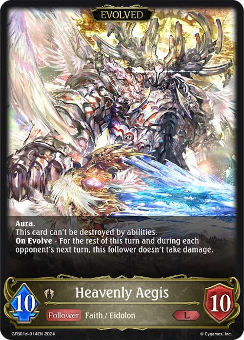 Image for Heavenly Aegis (Evolved) (GFB01: Guide to Glory) (GFB01d-014EN) - Shadowverse: Evolve