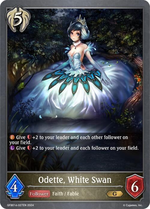 Image for Odette, White Swan (GFB01: Guide to Glory) (GFB01d-027EN) - Shadowverse: Evolve