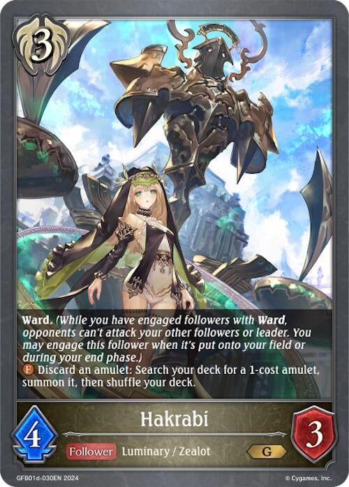 Image for Hakrabi (GFB01: Guide to Glory) (GFB01d-030EN) - Shadowverse: Evolve
