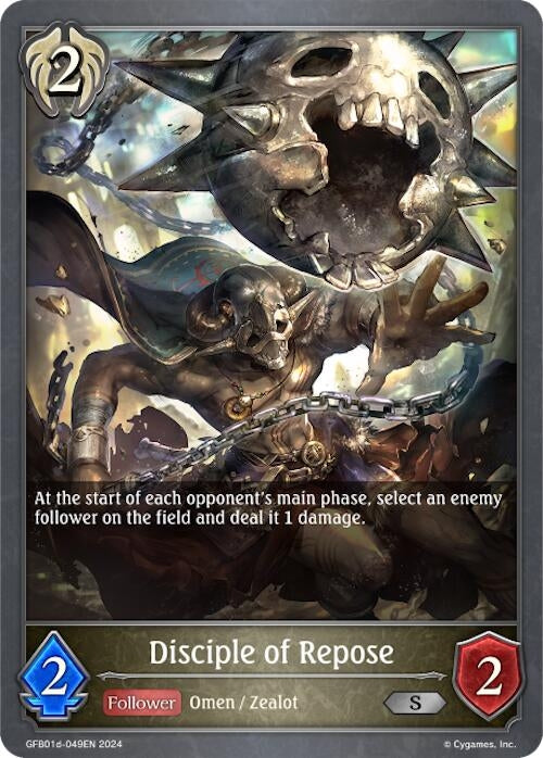 Image for Disciple of Repose (GFB01: Guide to Glory) (GFB01d-049EN) - Shadowverse: Evolve