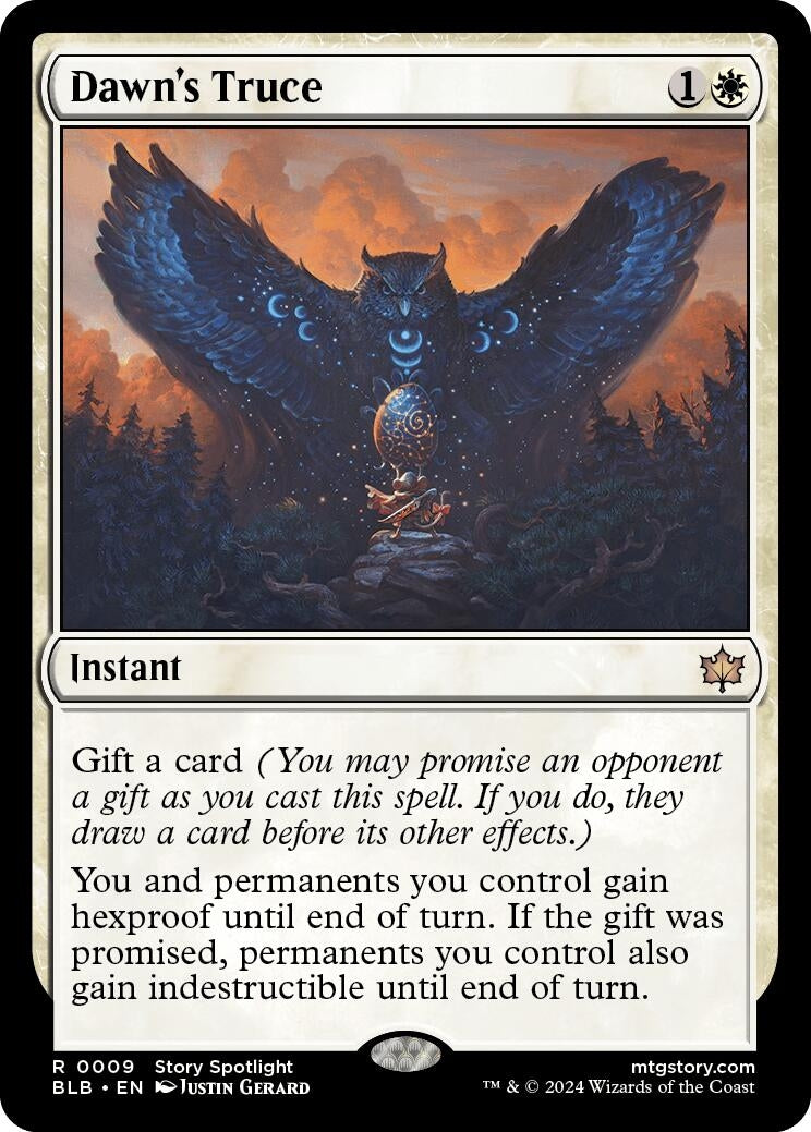 Image for Dawn's Truce (Bloomburrow) (9) - Magic: The Gathering