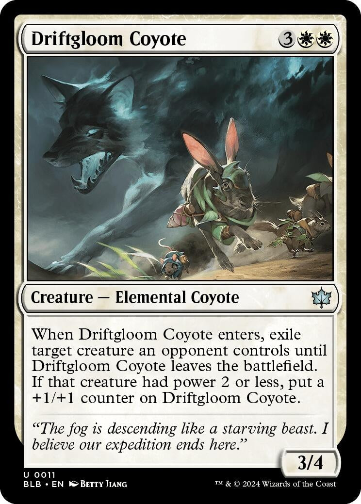 Image for Driftgloom Coyote (Bloomburrow) (11) - Magic: The Gathering