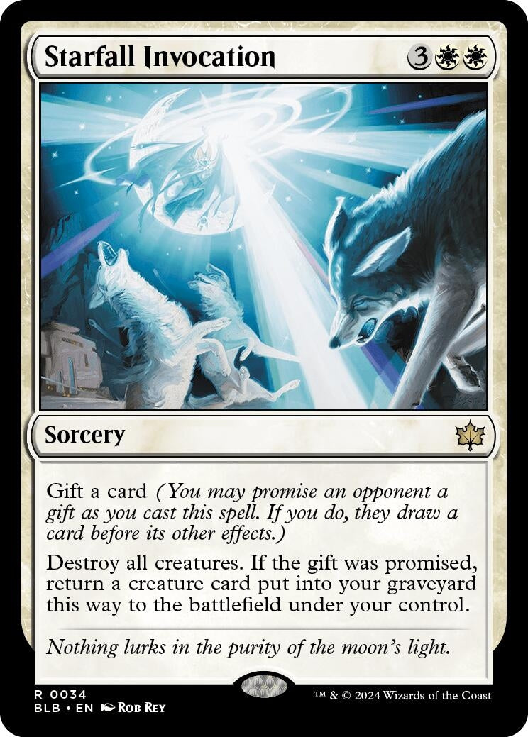 Image for Starfall Invocation (Bloomburrow) (34) - Magic: The Gathering