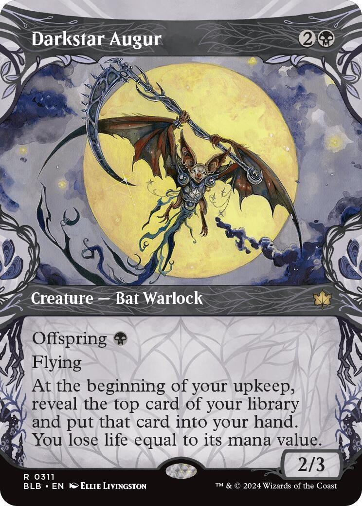 Image for Darkstar Augur (Showcase) (Bloomburrow) (311) - Magic: The Gathering